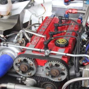 YB Red Rocker Cover Paint. 325ml.