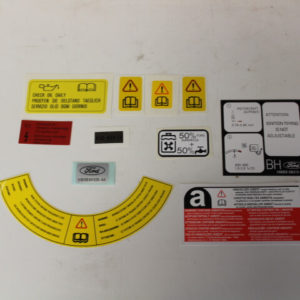 Under Bonnet Sticker Kit - Sapphire